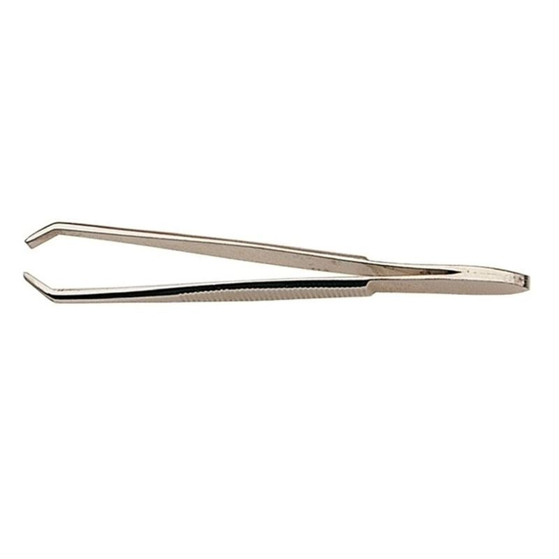 NIPPES Pinzette 8cm gebogen vernickelt