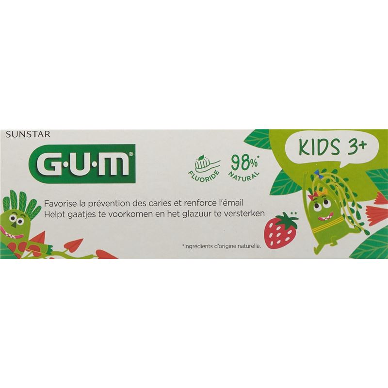 GUM SUNSTAR Kinder Zahnpasta Erdbeer 50 ml