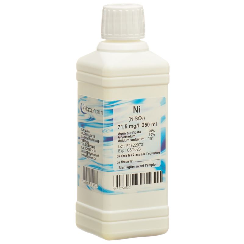 OLIGOPHARM Nickel Lös 71.5 mg/l 250 ml