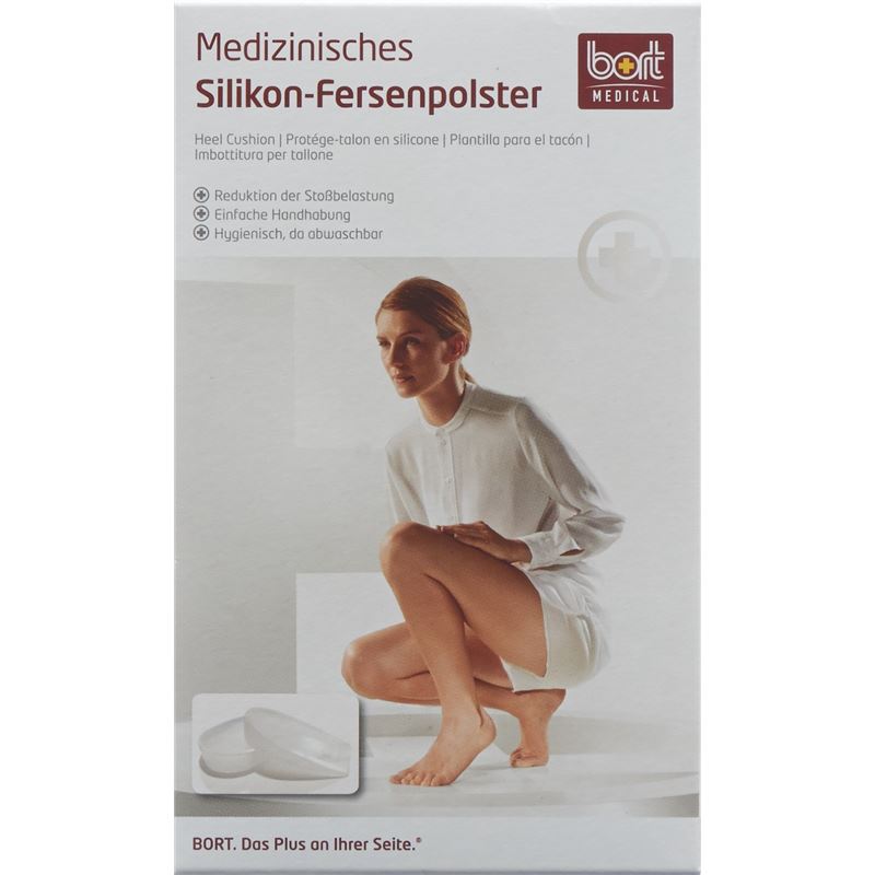 BORT Silikon-Fersenpolster M-41 1 Paar