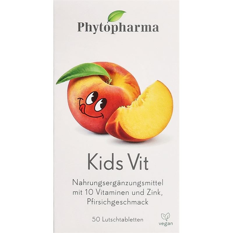 PHYTOPHARMA Kids Vit Lutschtabl 10 Vit&Zink 50 Stk