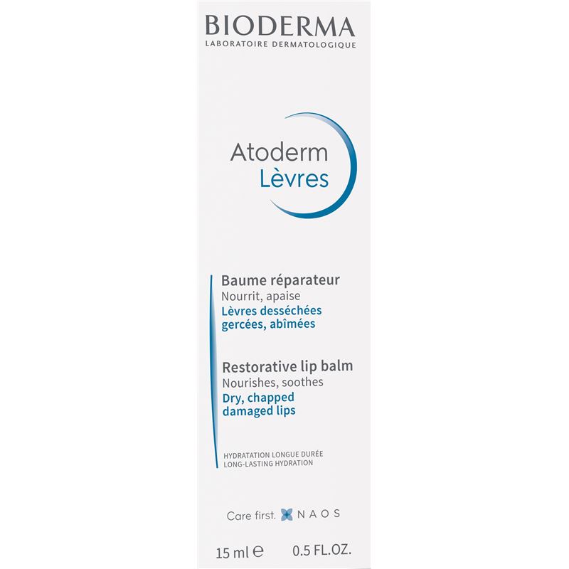 BIODERMA Atoderm lèvres baume réparateur Tb 15 ml
