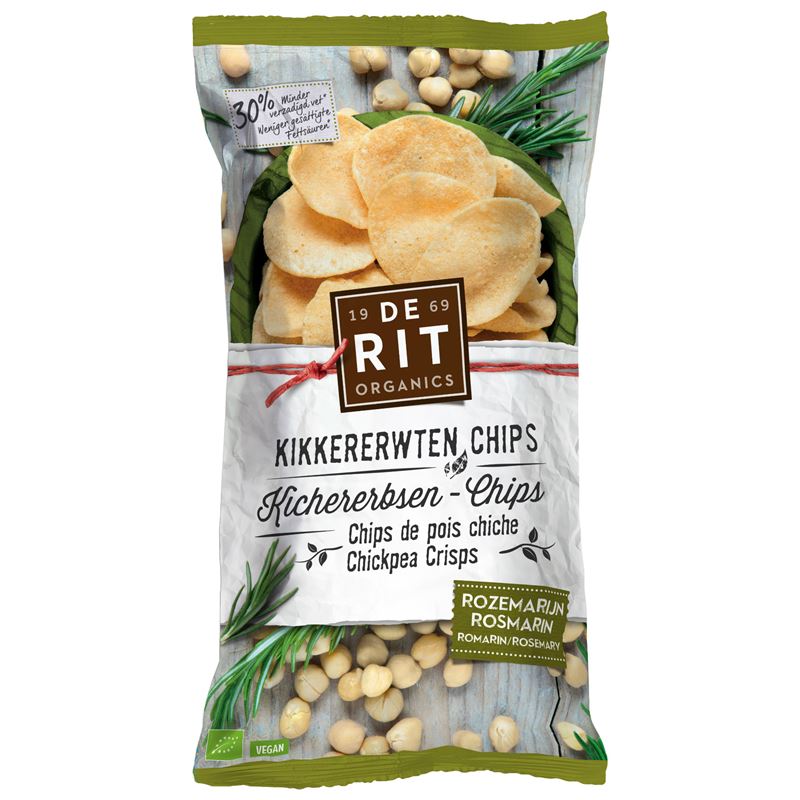 DE RIT Kichererbsen-Chips Rosmarin Bio Btl 75 g