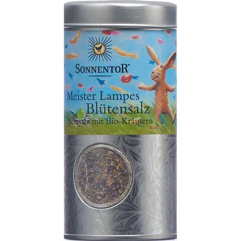 SONNENTOR Meister Lampes Blütensalz Streudose 90 g