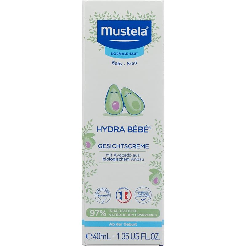 MUSTELA Hydra Bébé Gesichtscreme norm Haut 40 ml