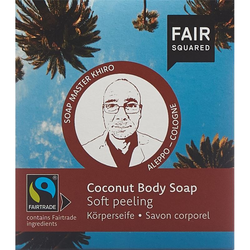 FAIR SQUARED Body Soap Coco Soft Peeling 2 x 80 g
