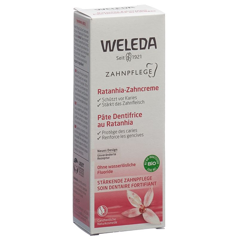 WELEDA Ratanhia-Zahncreme Tb 75 ml