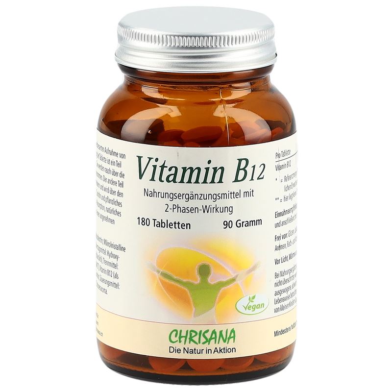 CHRISANA Vitamin B12 Tabl 500 mcg Ds 180 Stk