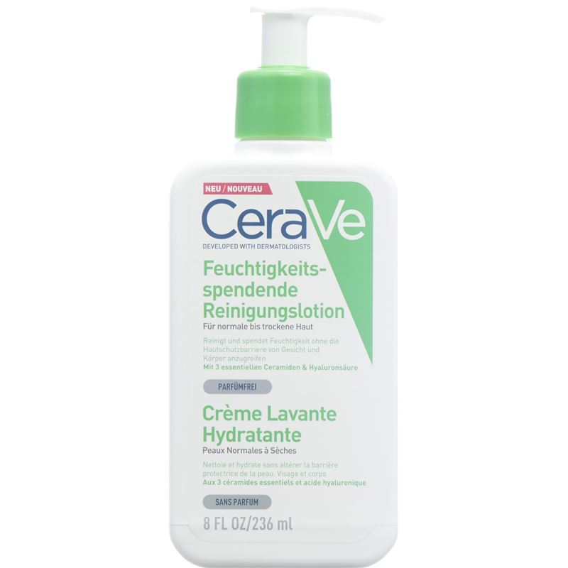 CERAVE Feuchtigkeitsspendende Reinigungslot 236 ml