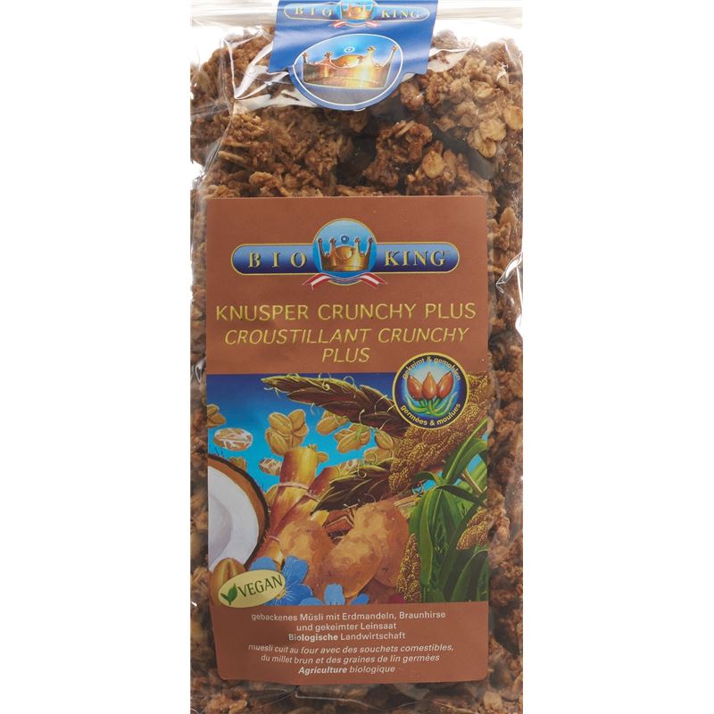BIOKING Knusper Crunchy Plus Btl 375 g