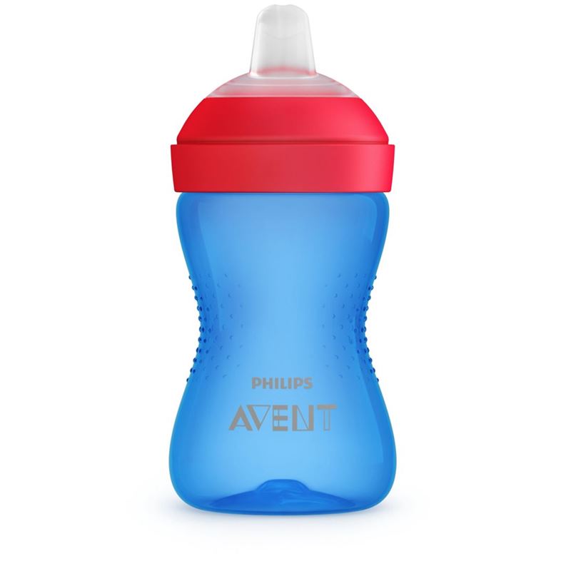 AVENT PHILIPS Schnabelbecher weich blau/rot