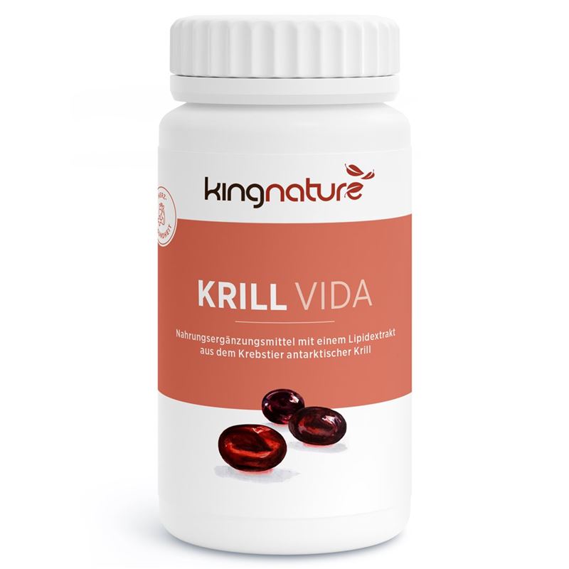 KINGNATURE Krill Vida Kaps 120 Stk