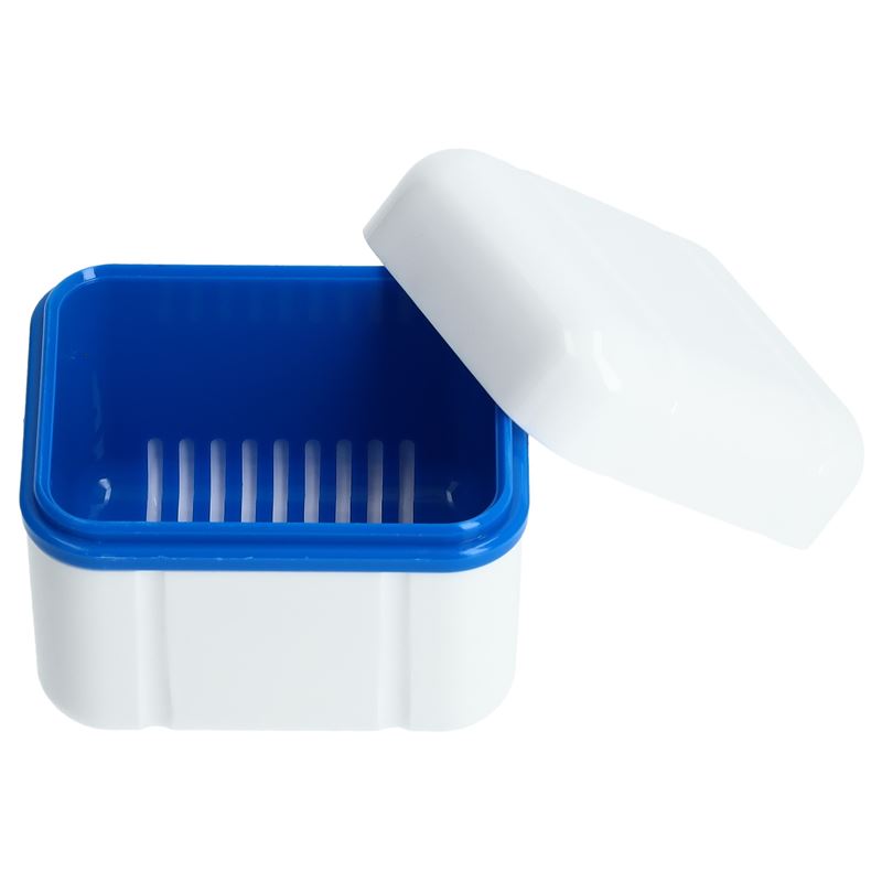 CURAPROX BDC 110 Prothesen Reinigungsbehälter blau