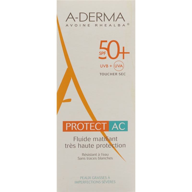 A-DERMA PROTECT-AC mattierendes Fluid SPF50+ 40 ml