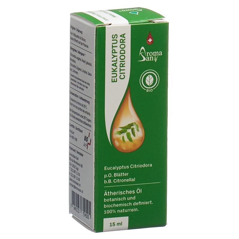 AROMASAN Eukalyptus citri Äth/Öl Schacht Bio 15 ml