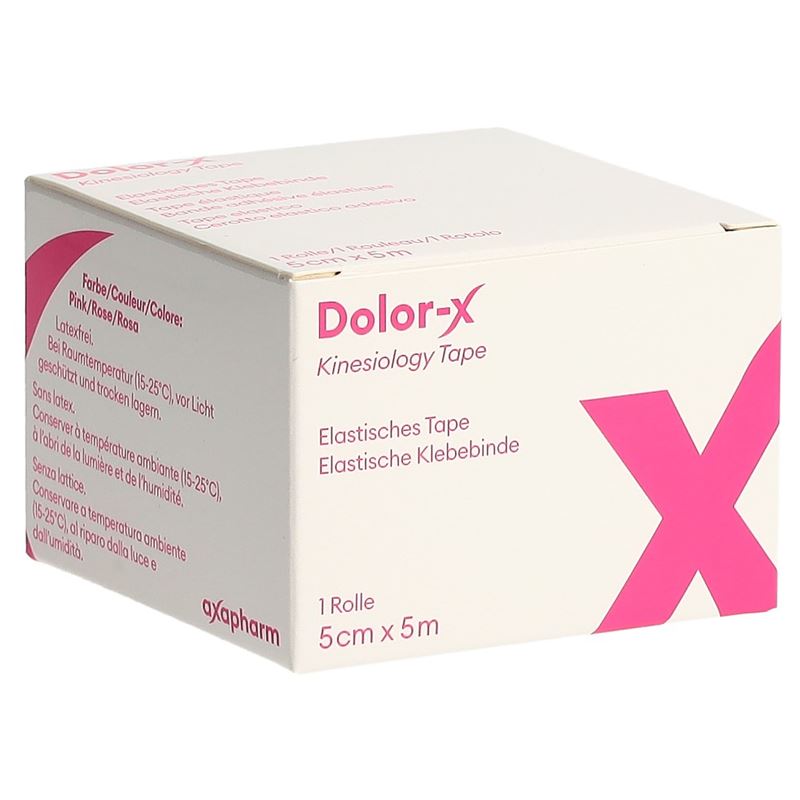 DOLOR-X Kinesiology Tape 5cmx5m pink