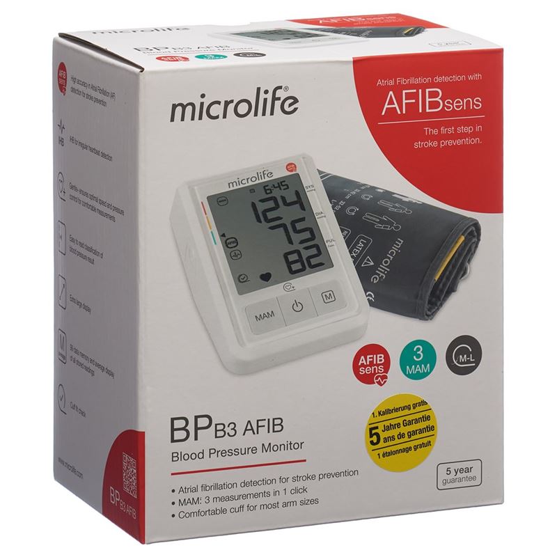 MICROLIFE Blutdruckmesser BP B3 AFIB 4G
