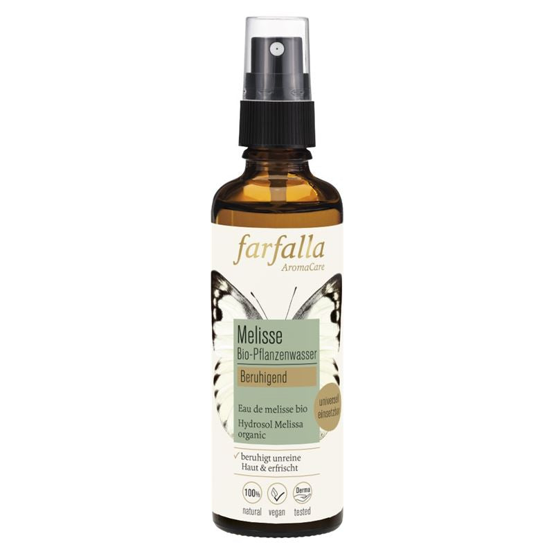 FARFALLA Bio-Pflanzenwasser Melisse Spr 75 ml