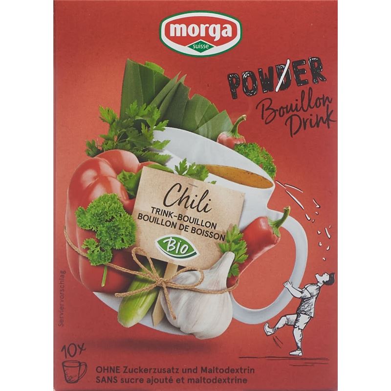 MORGA PowerPowder BouillonDri Chi Bio 10 Btl 4 g