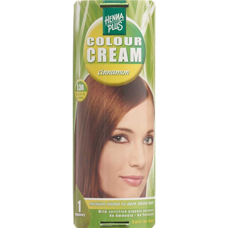 HENNA PLUS Colour Cream 7.38 zimt 60 ml