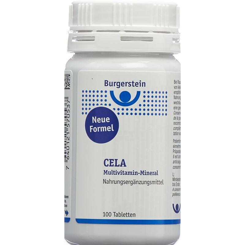 BURGERSTEIN Multivitamin-Mineral CELA Tabl 100 Stk
