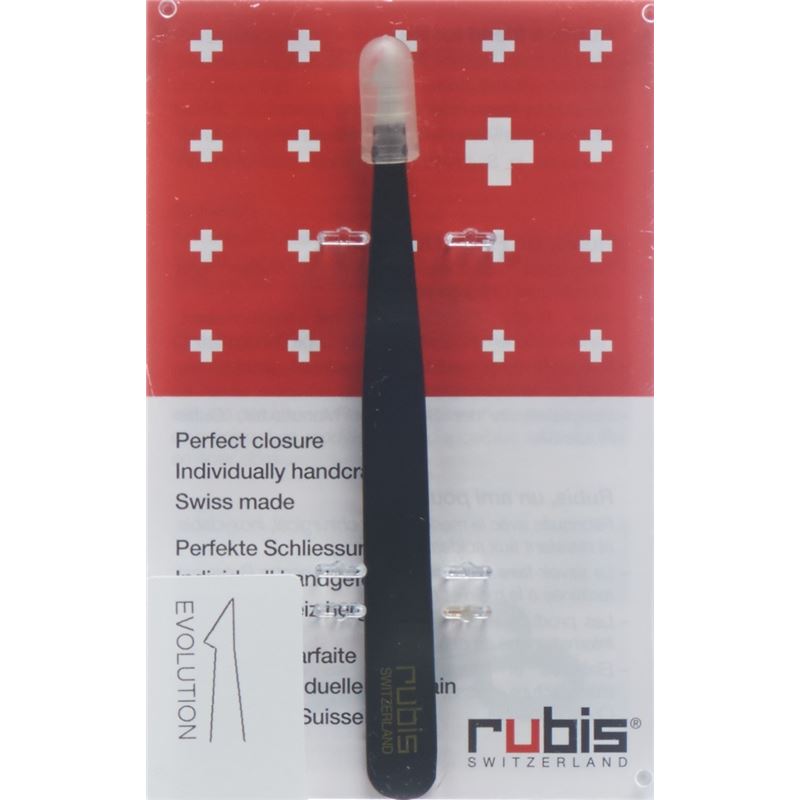 RUBIS Pinzette evolution schwarz Inox