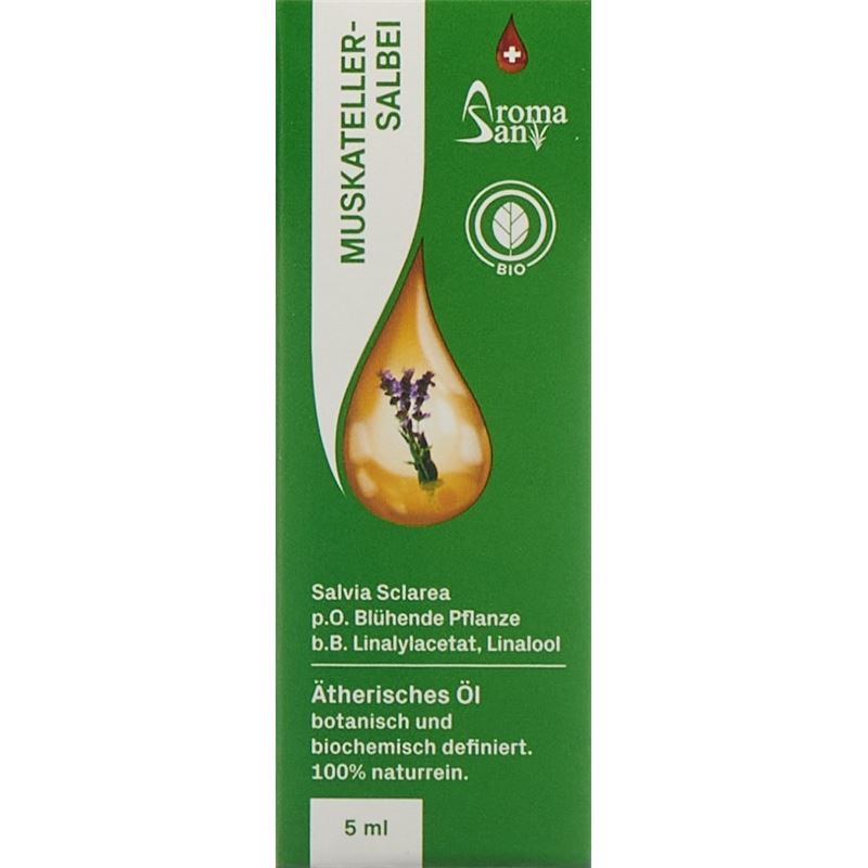 AROMASAN Muskateller Salbei Äth/Öl Schach Bio 5 ml