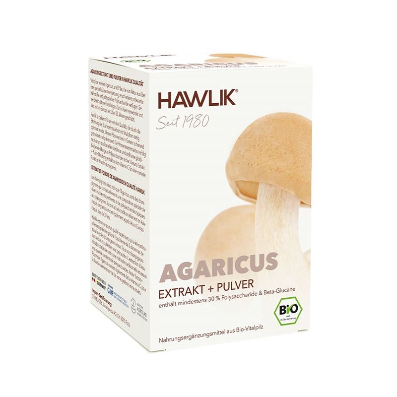 HAWLIK Agaricus Extrakt + Pulver Kaps 120 Stk