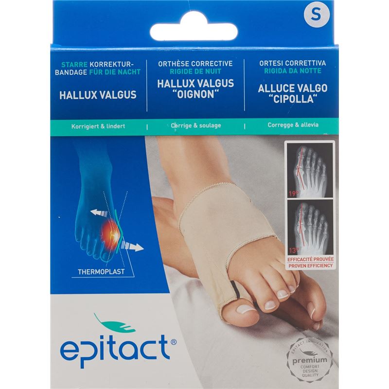EPITACT starre KorrBand Hallux NACHT S 20-21.5cm
