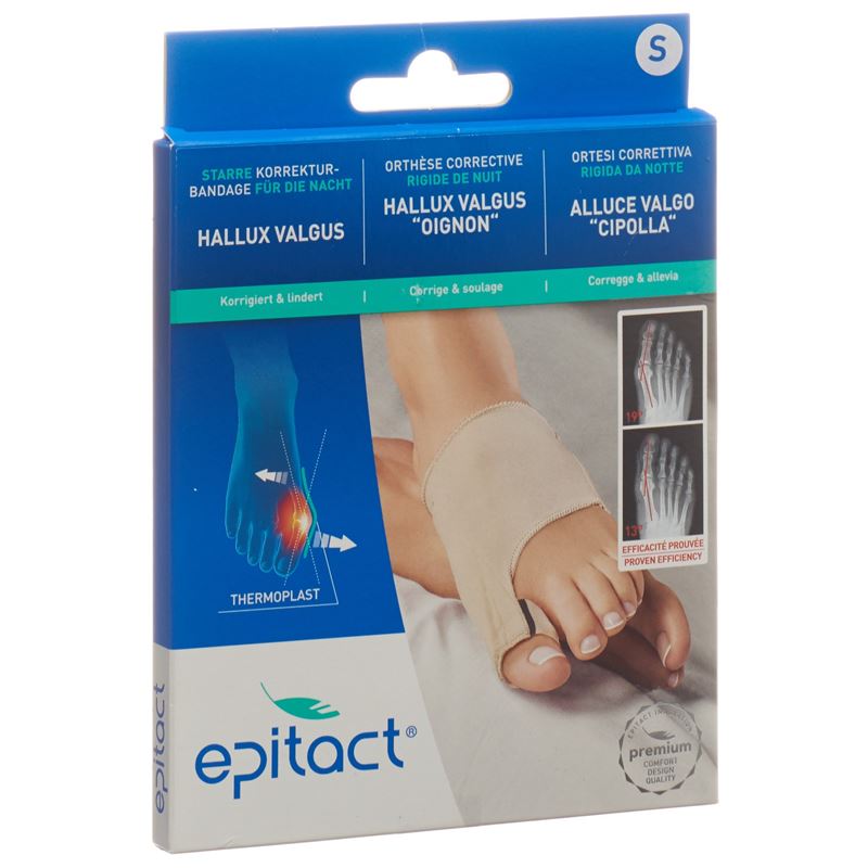 EPITACT starre KorrBand Hallux NACHT S 20-21.5cm