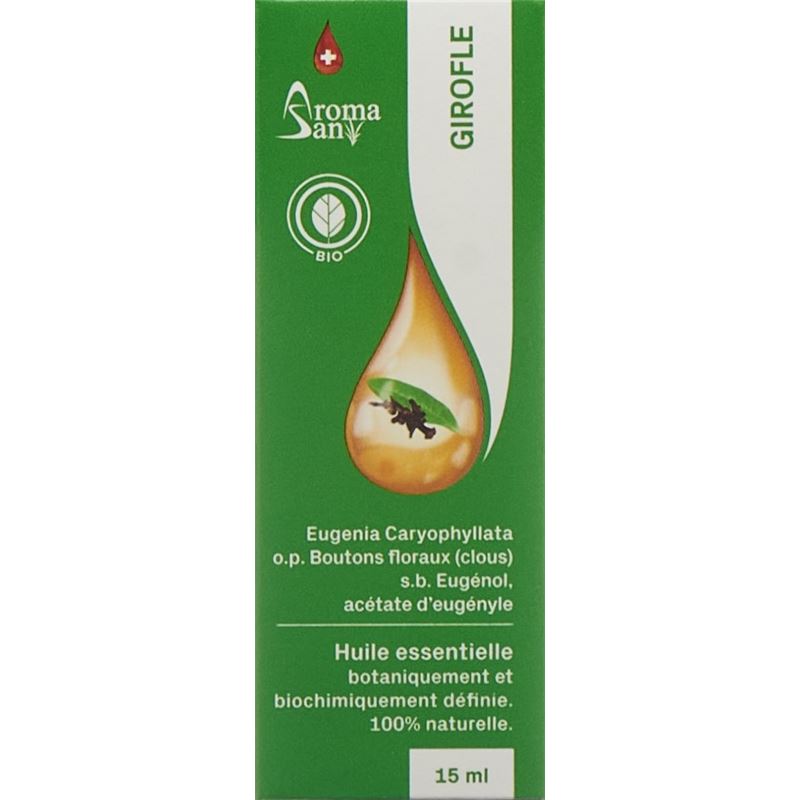 AROMASAN Gewürznelke Äth/Öl in Schachtel Bio 15 ml