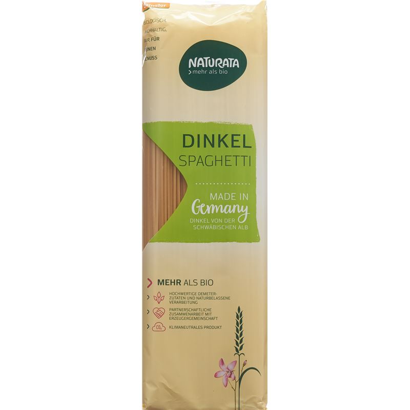 NATURATA Spaghetti Dinkel hell Demeter 500 g