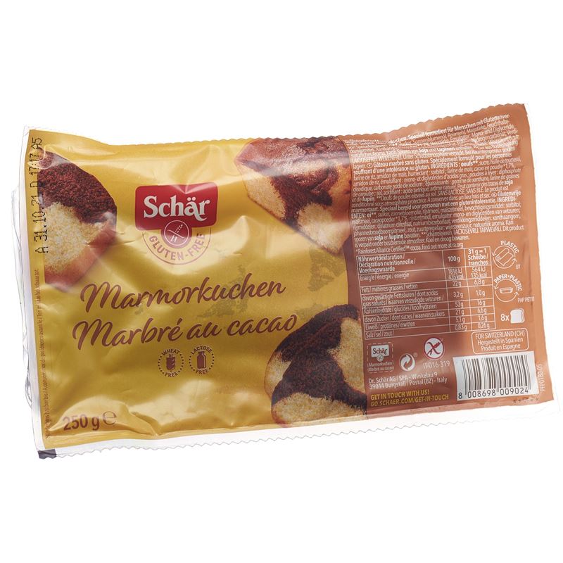 SCHÄR Marmorkuchen glutenfrei 250 g