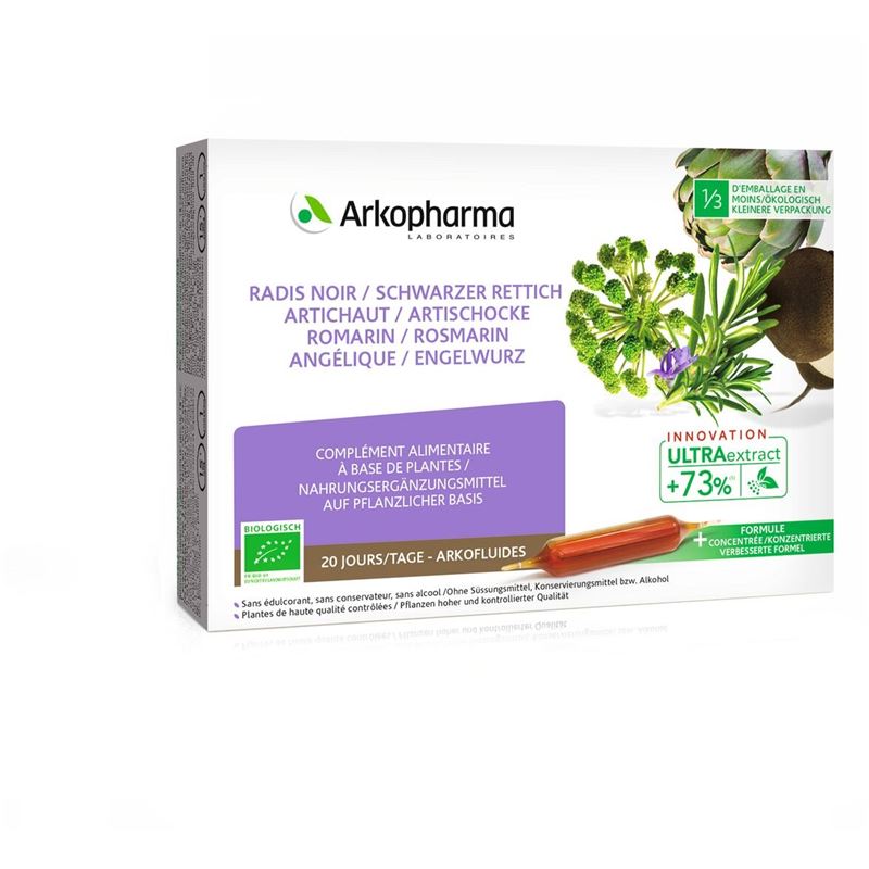 ARKOFLUIDE Arti Rett Rosma Eng Bio Trinkamp 20 Stk