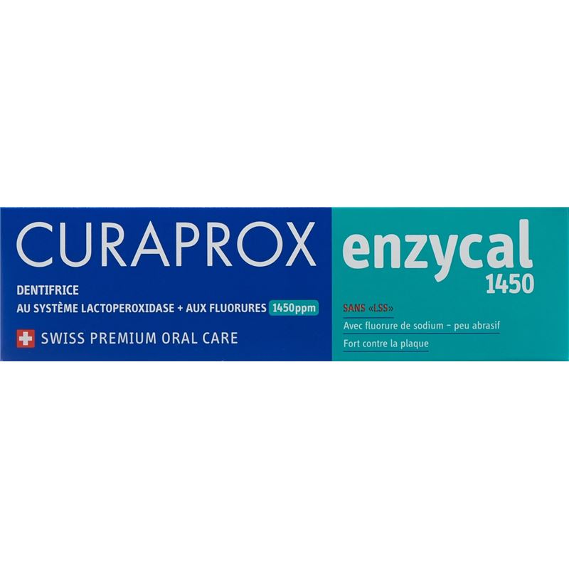 CURAPROX Enzycal 1450 Zahnpasta D/F/E 75 ml