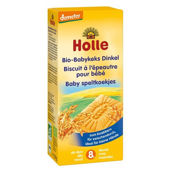 HOLLE Babykeks Dinkel Bio 150 g
