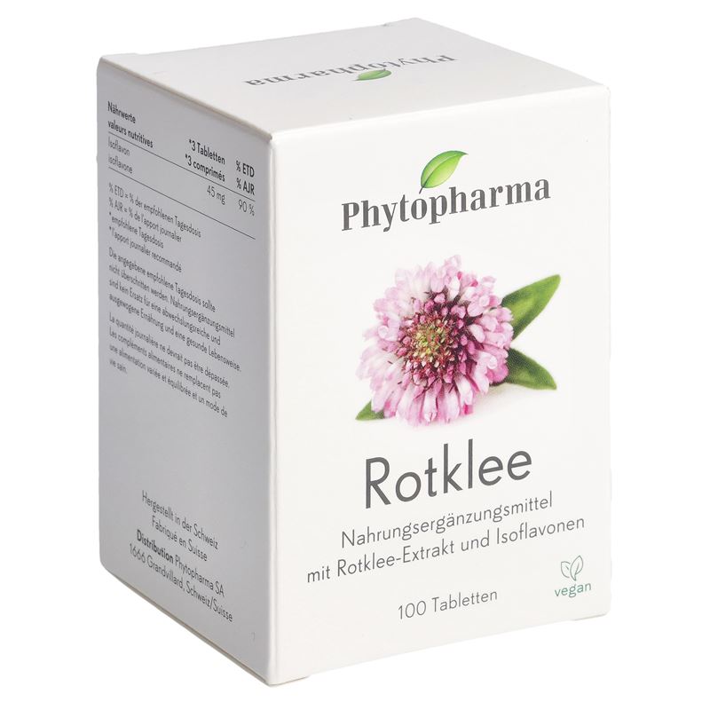 PHYTOPHARMA Rotklee Tabl 250 mg Ds 100 Stk
