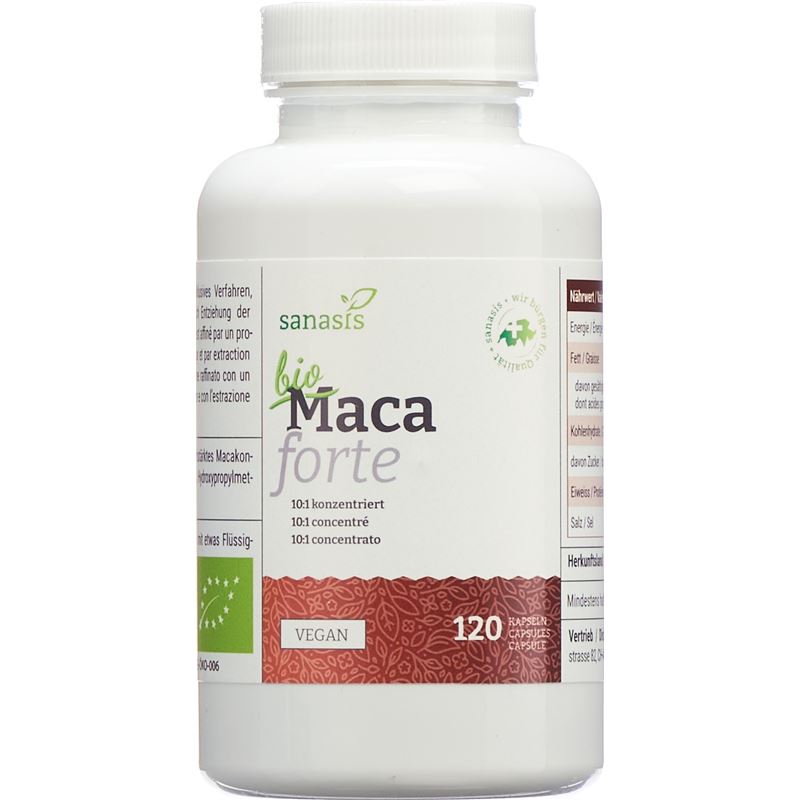 SANASIS BIO MACA forte Kaps Ds 120 Stk