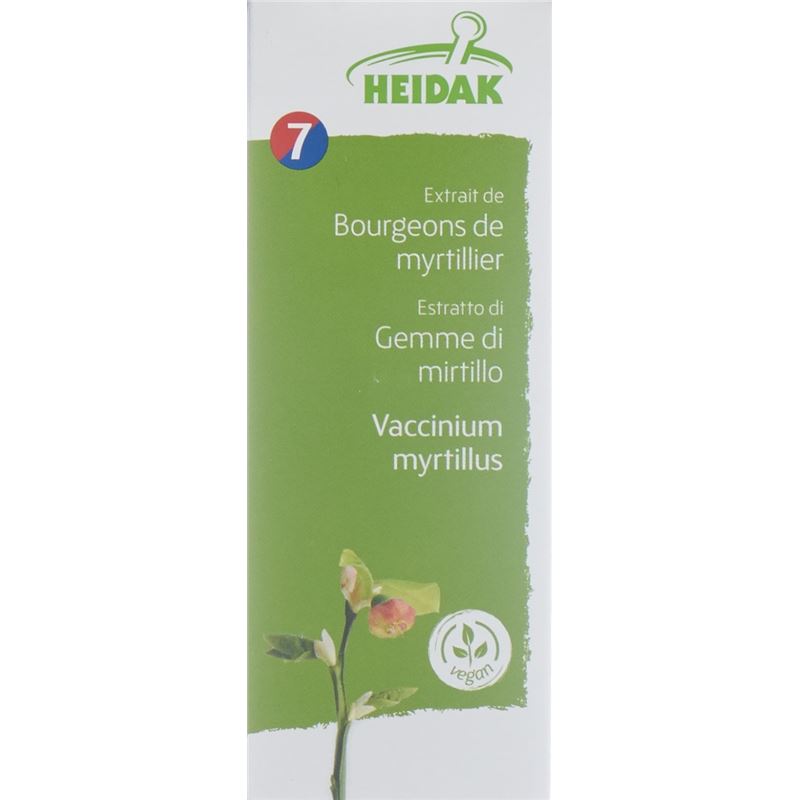 HEIDAK Knospe Heidelbeere Vacci Glyc Maz Fl 30 ml