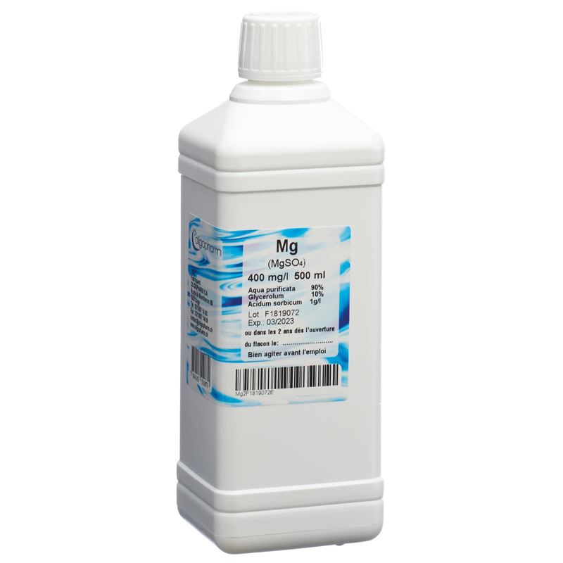OLIGOPHARM Magnesium Lös 400 mg/l 500 ml