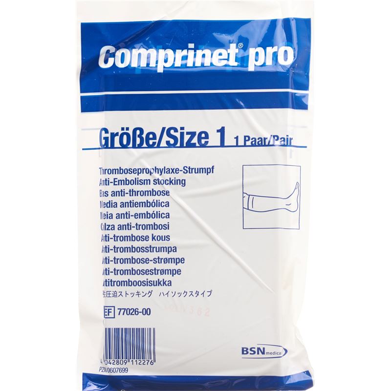COMPRINET PRO Thrombo A-D Gr3 39-46cm weiss 1 Paar