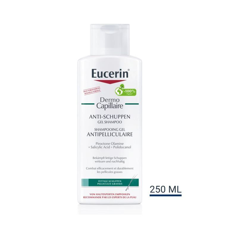 EUCERIN DermoCapillaire Anti-Schu Gel Shamp 250 ml