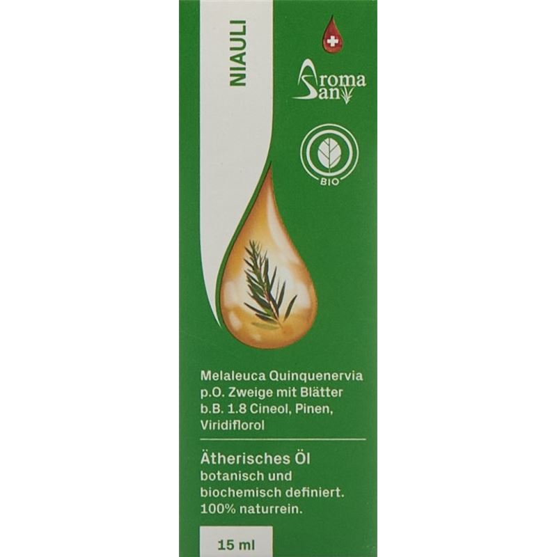 AROMASAN Niauli Äth/Öl in Schachtel Bio 15 ml