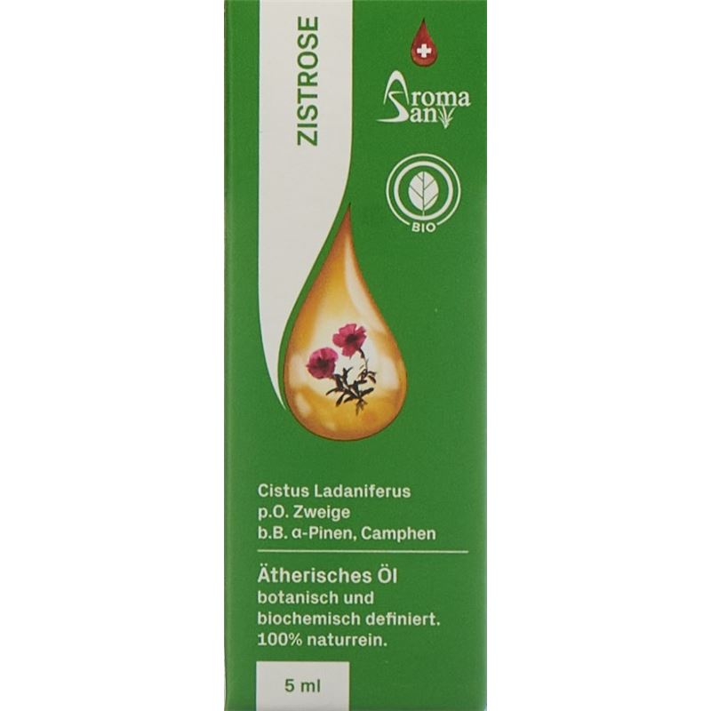 AROMASAN Zistrose Äth/Öl in Schachtel Bio 5 ml
