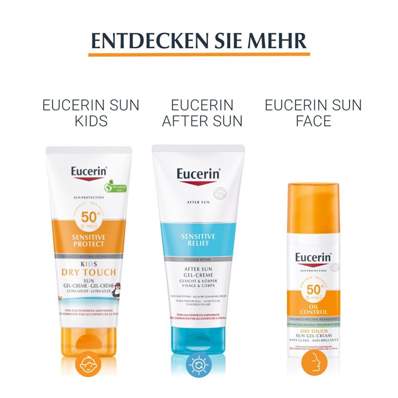 EUCERIN SUN Sens Protect Lot ex lei LSF50+ 150 ml
