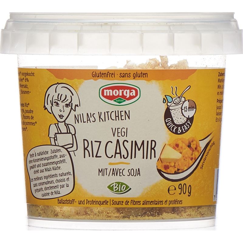 MORGA Riz Casimir mit Soja Vegi gf Bio Ds 90 g