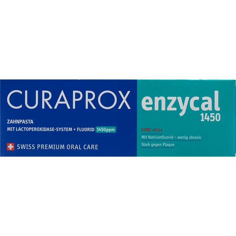 CURAPROX Enzycal 1450 Zahnpasta D/F/E 75 ml