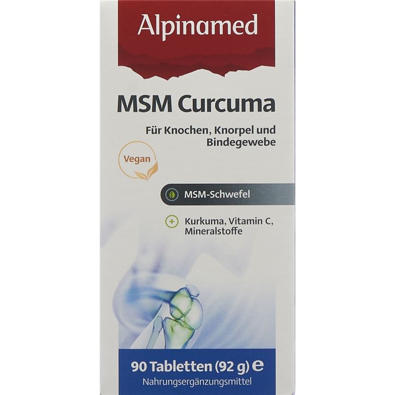 ALPINAMED MSM Curcuma Tabl Ds 90 Stk