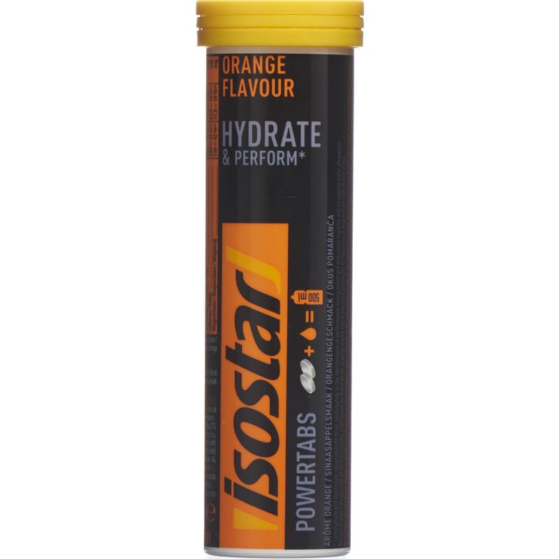 ISOSTAR Power Tabs Brausetabl Orange 10 Stk