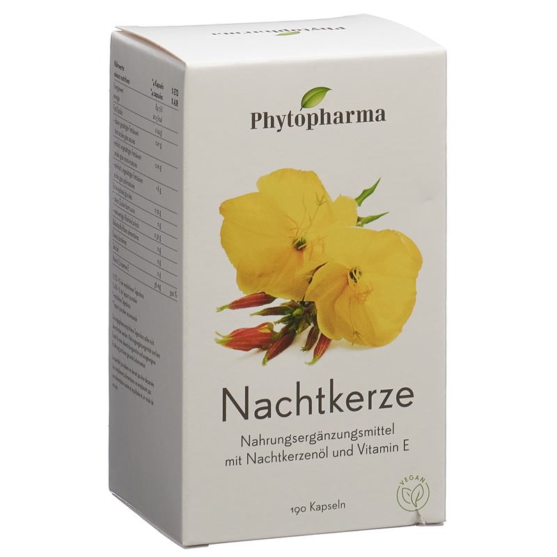 PHYTOPHARMA Nachtkerze Kaps 500 mg 190 Stk